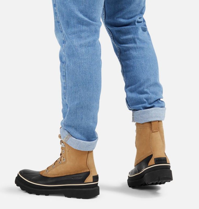 Sorel Herr Sneakers Brun/Svarta - Caribou™ Storm Boot - RIL-903674